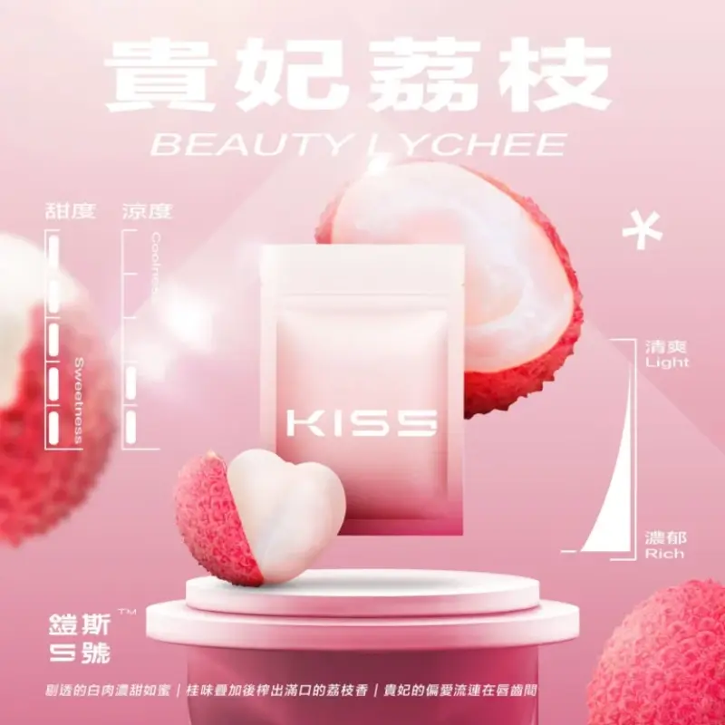 KISS-鎧斯5號一代煙彈-貴妃荔枝webp - ILIA 拓撲蒸汽台灣官方專賣|電子煙主機・煙彈・一次性霧化器