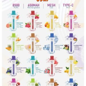 魅嗨 MEHA VBar 小白條一次性 (8500口 一次性霧化器)